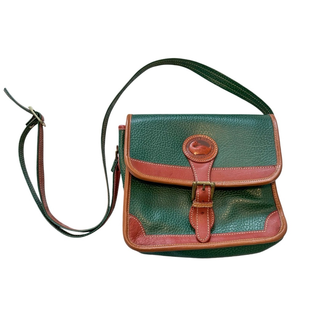 Dooney & Bourke Vintage Green Crossbody Buckle Purse 🦆💚